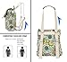 Malirona Women Backpack Purse Convertible Rucksack Backpack for Teen Girls Floral Backpack Purse Canvas