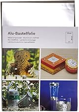 Rayher Silver Coloured Foil Sheets 3 Pack 20x30cm Embossing Aluminium view 2