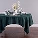LinenTablecloth 70-Inch Square Polyester Tablecloth Hunter Green