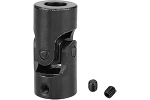 Fayelume Universal Joint, 0.5in×0.9in×2in Universal Joint Socket, Steering Coupler for Connecting Model Cars, Model Ships, Robots