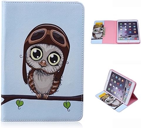 Apple iPad Mini Case,iPad Mini 2 Case,iPad Mini 3 Case,7.9 inch,LLcase Slim Fit Folio Smart Case Premium PU Leather Case Cover for iPad Mini1/2/3 (owl)