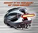 Bike USB Rechargeable Tail Light - Waterproof Safety Warning Bicycle Tail Light, Ultra Bright LED 150ft Light Visibility 6 Modes,500mAh 6 hrs (Max) Easy Install on Mountain Bike, Helmets