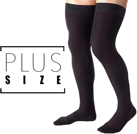 plus size thigh high socks
