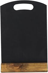 Chalkboards UK Handheld Table Top Blackboard with Plinth 31 x 21 cm Black view 3