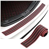 AUDEW Universal Car Rubber Rear Guard Bumper Protector Trim Cover, Car Sticker Protector Kit for Most Truck SUV Car 35.5