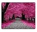 Neon Pink Cherry Blossom Trail Japan Mouse Pads Customized Made to Order Support Ready 9 7/8 Inch (250mm) X 7 7/8 Inch (200mm) X 1/16 Inch (2mm) Eco Friendly Cloth with Neoprene Rubber MSD Mouse Pad Desktop Mousepad Laptop Mousepads Comfortable Computer Mouse Mat Cute Gaming Mouse_pad