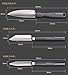 YaeKoo 18PCS Culinary Fruit Vegetable Carving Tool Set Kitchen Food Cake Carving Peeling Tool Kit with Portable Carrying Case