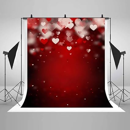 Amazon Com Comophoto 5x7ft Valentine S Day Love Hearts Red
