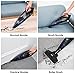 Vacuum Cleaner, Deik 2 in 1 Cordless Vacuum Cleaner, (2nd Gen: Upgraded Motor and Brush) High Power and Long Lasting 22.2V Li-ion Battery, Rechargeable Bagless Stick with Upright Charging Base, Black