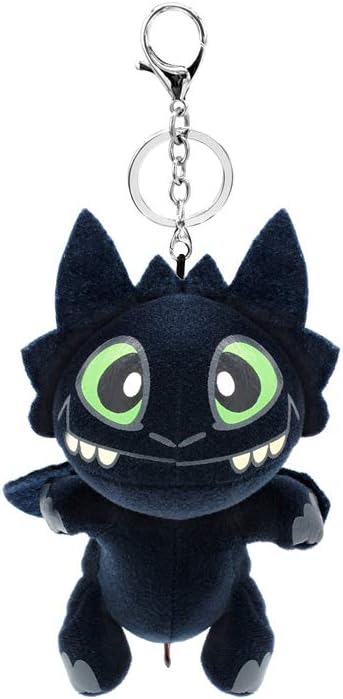 Modi Toothless Night Fury Plush Toy Doll Stuffed Animal Key Chain,How to Train Your Dragons 1 2 Defenders of Berk 3