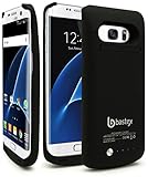 Galaxy S7 Edge Battery case, Bastex Rechargeable High Capacity Battery Charging Power,Hard Black Plastic Protective Shell, 4200mAh, Slim-Fit Rugged Design with kickstand for Samsung Galaxy S7 Edge.