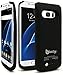 Galaxy S7 Edge Battery case, Bastex Rechargeable High Capacity Battery Charging Power,Hard Black Plastic Protective Shell, 4200mAh, Slim-Fit Rugged Design with kickstand for Samsung Galaxy S7 Edge.