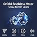 Orfeld Cordless Vacuum Cleaner, Stick Vacuum Cleaner 2 in 1 with 18 kPa Powerful Suction, Up to 50 Minutes Autonomy for Home and Car Cleaning - Blue