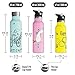 Kids Water Bottle Easy-Sip Straw Lid Leak-Proof Insulated Stainless Steel Thermos Perfect for School & Pickleball 3 Lids BPA-Free Keeps Drinks Cold for 24 Hours