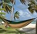 Gold Armour Camping Hammock - XL Double Hammock Portable Hammock Camping Accessories Gear for Outdoor Indoor with Tree Straps, USA Based Brand (Khaki and Dark Green)