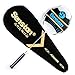 Senston Two Pieces Graphite Shaft Badminton Racquet,Badminton Racket Set(Red and Blue),Including Badminton Bag,Set of 2