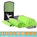 Microfiber Towels - Set of 3 - Antibacterial To Prevent Odors and Germs - Quick Dry Towel, Soft, Super Absorbent and Ultra Compact - Best for Camping, Sports, Travel and Beach - Free Carry Bag