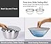 Silicone Suction Lids Airtight Seal Set, Easy to Apply and Remove Food Covers - Microwave/Oven Safe, Easy Food Storage, Splatter Protection, 6 sizes (4