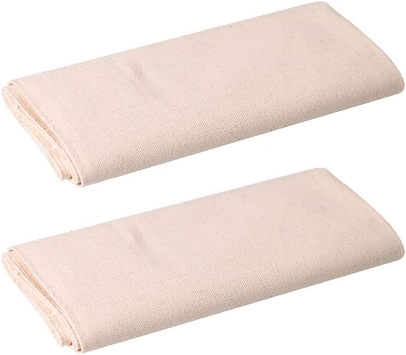 Oraunent 2 pcs Bread Cloth Baker's Dough Couche Cotton Fermented Cloth Pastry Proofing Cloth S