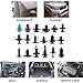 Auto Fasteners Retainers Rivet Clips - 299 PCS Car Push Pins Assortment Bumper Door Panel Trim Clips Kit,18 Most Popular Sizes for BMW, Toyota, Honda, Nissan, Subaru, Mazda, Audi, Benz (299)