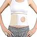 Whiidoom Elastic Ostomy Hernia Belt for Waist Abdominal with Stoma Opening (L, Beige)