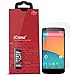 iCarez [HD Clear] Screen Protector for LG Google Nexus 5 [Unique Hinge Install Method with Kits] Easy Install with Lifetime Replacement Warranty 3-Pack