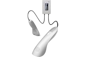 YOUNUO IET Portable Shoe dryer and Deodorizer, ski boot glove socks warmer with heat blower, force air dry and eliminate odor for sweaty foot wet shoes, 8 timer model,outdoor travel use（White）