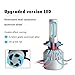 H11 LED Headlight Bulbs H9 H8 COB Chips Fog Light Conversion Kit High Beam 72W 8000LM White 6500K Auto Headlamp -2 Yr Warranty