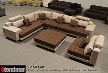 Amazon Com Stendmar 5pc Multifunction 2 Tone Linen Fabric Big