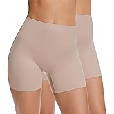 WOWENY Anti Chafing Slip Shorts for Under Dresses Underwear for Women Thigh Bands