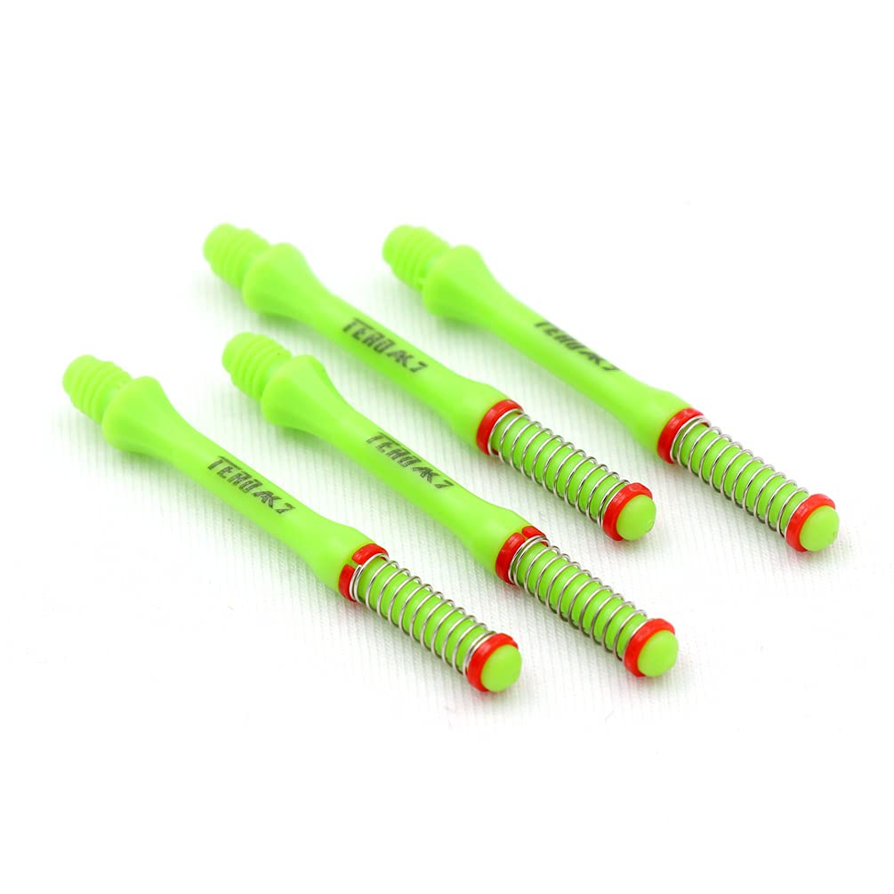 CUESOUL TERO AK7 Dart Shafts Built-in Spring Telescope for Steel Point Arrows and Soft Pointed Arrows, Set of 4 pFCS（FCS-AK7+6XD37）