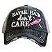 Katydid Kayak Hair Don't Care Women's Trucker Hat-Gray/Hot Pink
