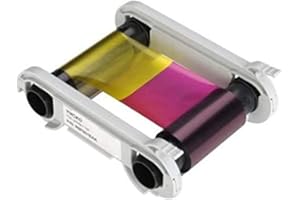 Compatible R5F008EAA YMCKO Color Ribbon for Evolis Primacy Elypso Zenius Card Printers 300 Images
