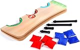 Unibos Bean Bag Toss Game Set w/ 6 Bean Bags - Indoor Outdoor Party Fun view 4