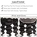 brazilian virgin hair body wave human hair bundles with free part lace closure