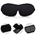 Sleep Mask Visator Memory Foam Eye Mask with Ear Plug 3D Foam Material Lightweight With Adjustable Velcro Strap Light Completely - Best For Travel, Insomnia or Quiet Night Sleep (Pack of 2)