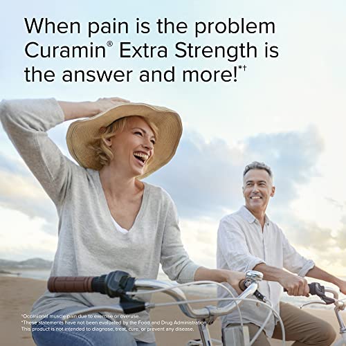 Terry Naturally Curamin Extra Strength 120 Tablets NonAddictive Pain Relief Supplement with