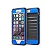 Anker iPhone 6s Case, Ultra Protective Case with Built-in Clear Screen Protector for iPhone 6 / iPhone 6s (4.7 inch), Dust Proof Design (Black/Blue)