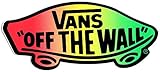 Vans Shoes Off The Wall Sticker - 15cm wide approx for Skateboards, BMX, Snowboard, Surf, Streetwear