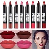 2018 Colors Lip Glosses Professional Girls Make-up Lipstick Long-lasting for Women by TOPUNDER P