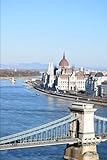 A View of the Danube River in Budapest Hungary
