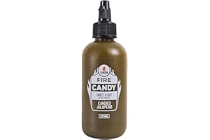 Maritime Madness, Jalapeno FireCandy Hot Sauce (Candied Jalapeño), Made in Canada, 275ml Squeeze Bottle, Gluten Free, Dairy F