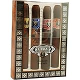 Cuba Variety By Cuba For Men. Set-4 Piece Mini Variety With Cuba Gold, Red, Blue, & Orange & All Are .17 OZ