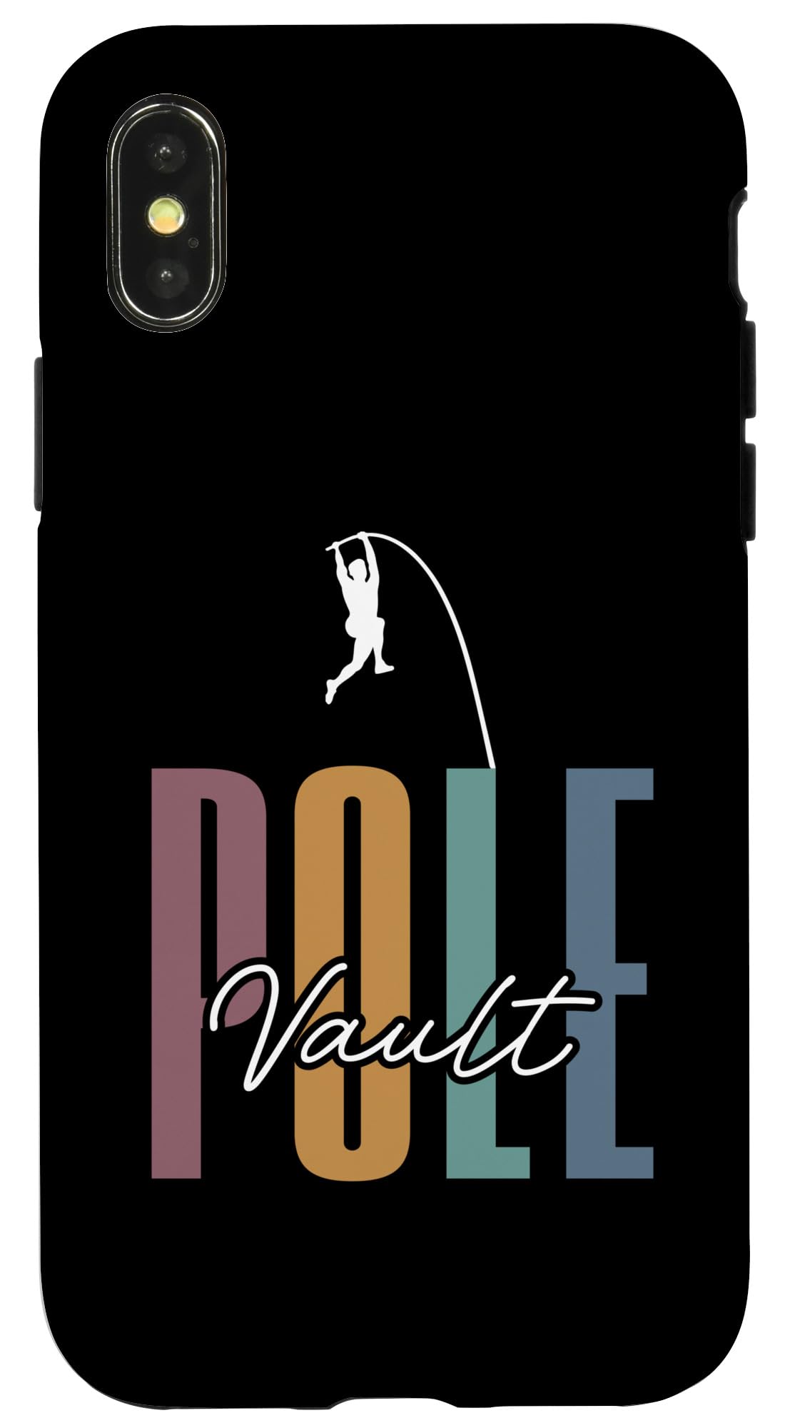 iPhone X/XS Pole Vault Track And Field Vaulting Girl Gymnast Events Jump Case