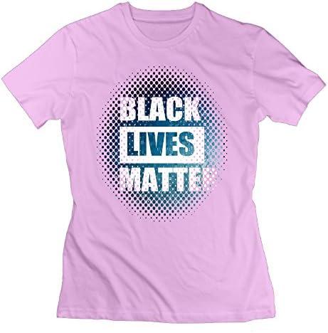 Cozyou Black Do Live Matter Women Soft Short Sleeve Tshirt XXL Pink
