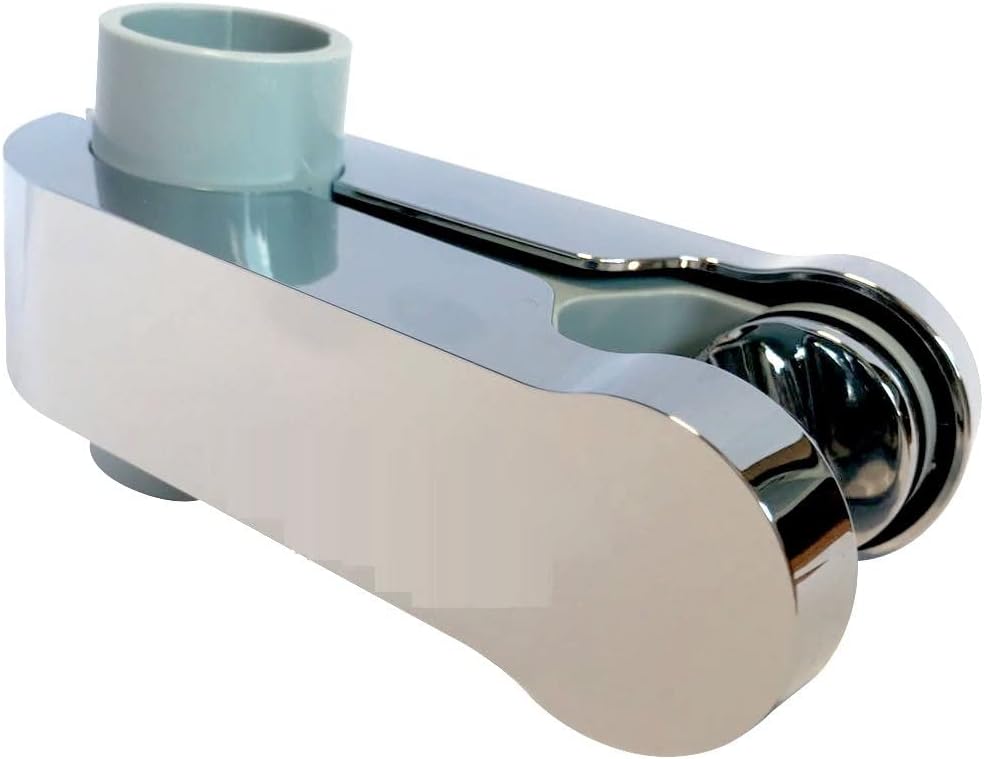 Aqualisa Pinch Grip Sliding Handset Holder 25mm Chrome Grey