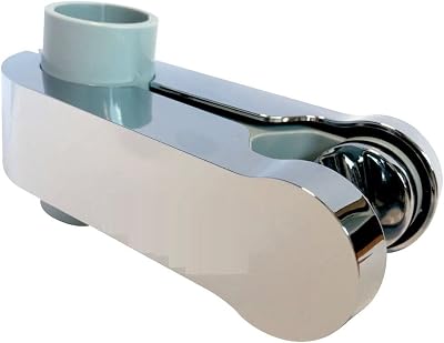 Aqualisa Pinch Grip Sliding Handset Holder 25mm Chrome Grey