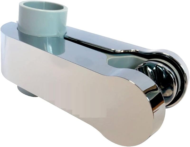 Aqualisa Pinch Grip Sliding Handset Holder 25mm Chrome Grey