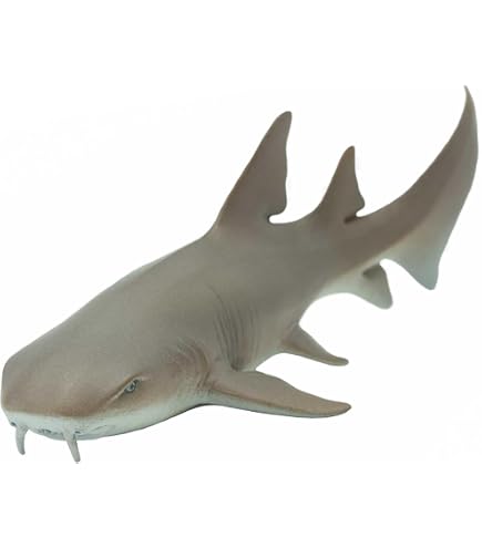 MOJO Bull Shark Spielfigur – Realistische Meerestier-Figur, Handbemalt, Pädagogisches Spielzeug