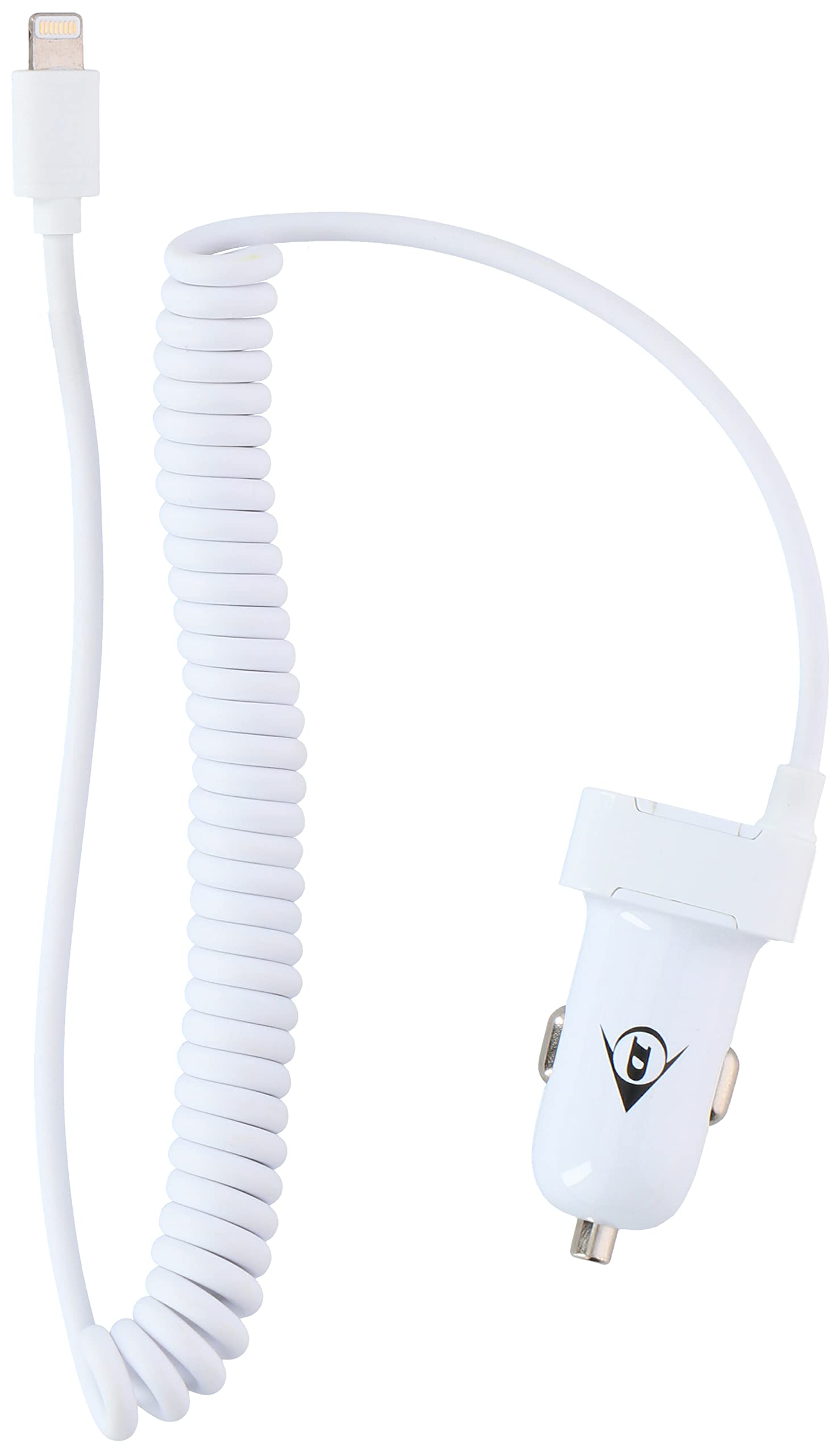 Dunlop Car Charger Apple Flash 12/24V 2.1A White